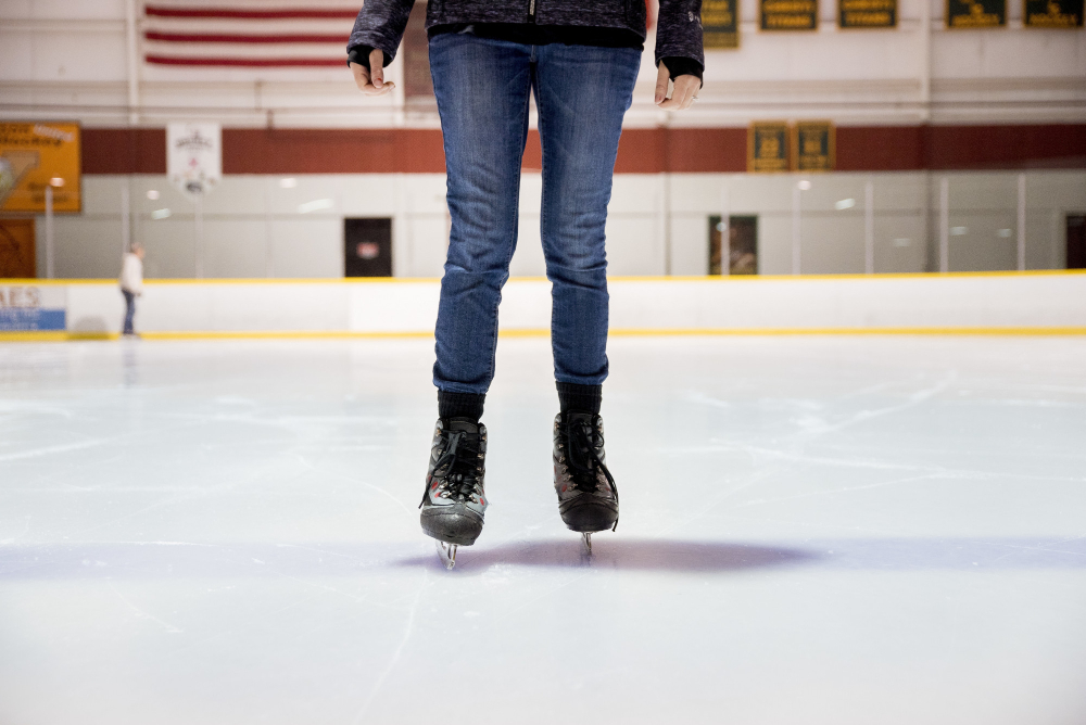 Ice skating