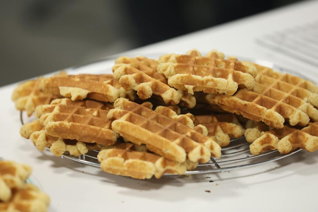 Membuat waffle